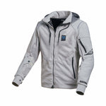 Macna kevlar mc-hoodie breeze grey