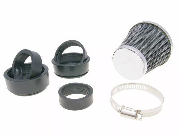 101 Octane Air Filter Power 35-48mm Chrome IP18905
