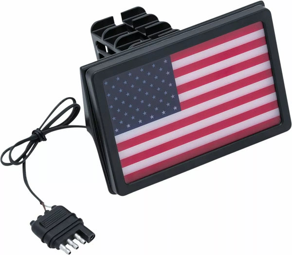 Kuryakyn Cover Rec Hitch LED флаг KUR2893