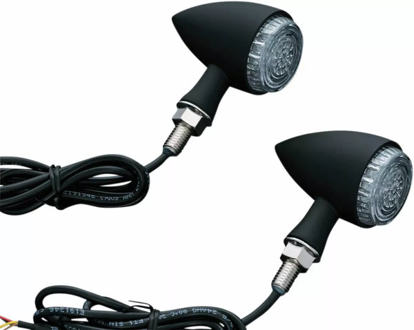 Kuryakyn Light Torpedo Blk Amber Kur2510