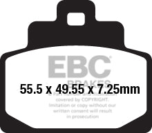 EBC спирачна подложка HH Sint Scooter SFA681HH
