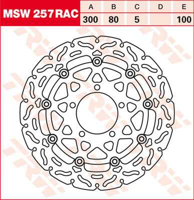 Trw ротор TRW MSW257RAC MSW257RAC
