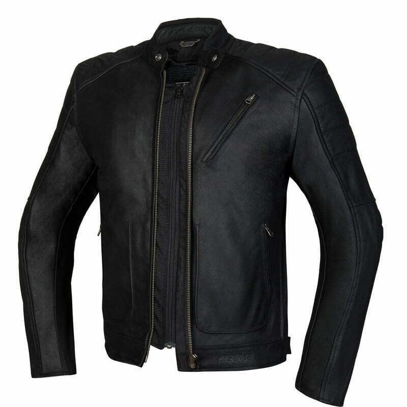 Ozone Mc-Leather Jacket Sparrow II черно