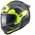 Arai integral mc шлем quantic face fluorine yellow