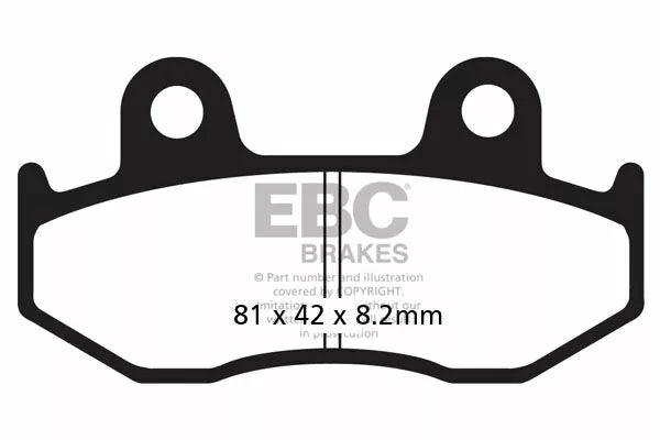 EBC спирачна подложка SFA Org Scooter SFA323/3