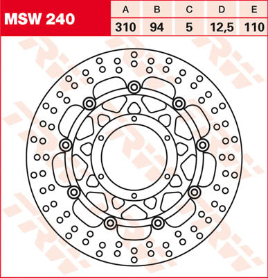 Trw ротор TRW MSW240 MSW240