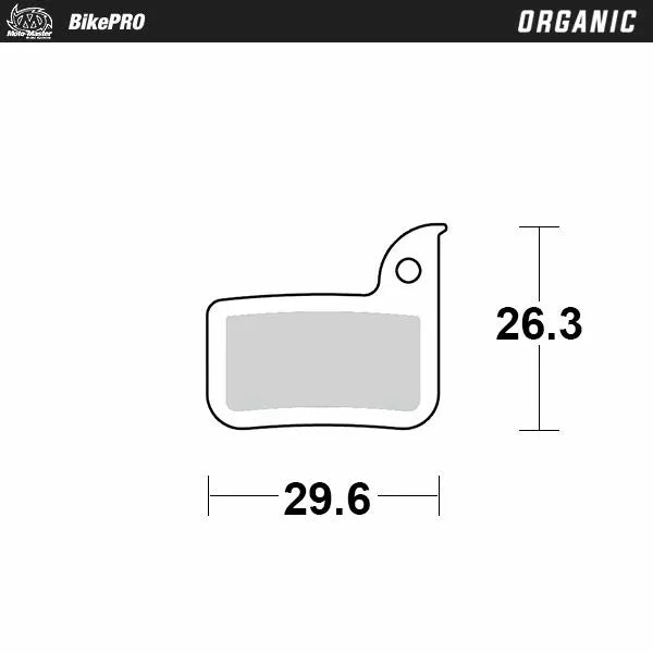 Мото-майстор спирачна накладка Organic 731741