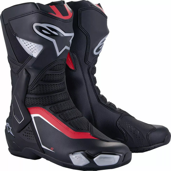 Alpinestars (Road) Boots SMX-6 V3 BK/SI/RD 45 2223025-199-45