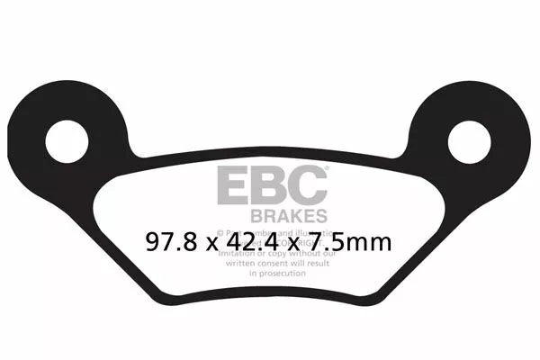 EBC спирачна подложка sint r серия FA609R