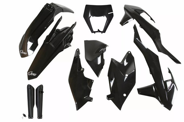 UFO Body Kit Full EXC 17-19 BLK KTKIT523F@001