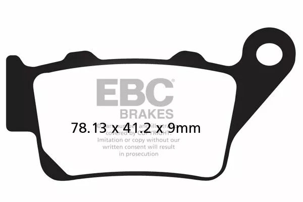 EBC спирачна подложка SFA Org Scooter SFA213