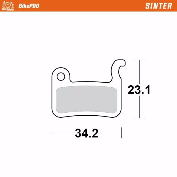 Мото-майстор спирачна подложка Sinter 730154