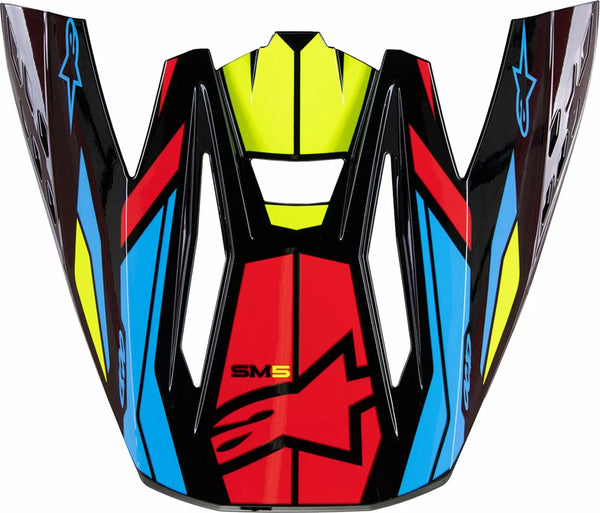 Alpinestars (MX) Visor SM5 ACT2 OR/C/Y 8986023-4475-OS