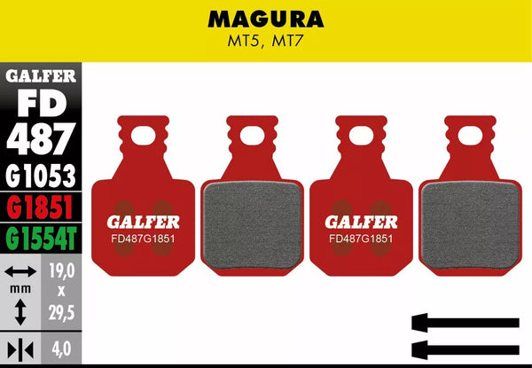 Galfer Brake Pad Advanced FD487G1851