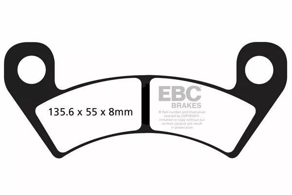 EBC спирачна подложка sint r серия FA610R