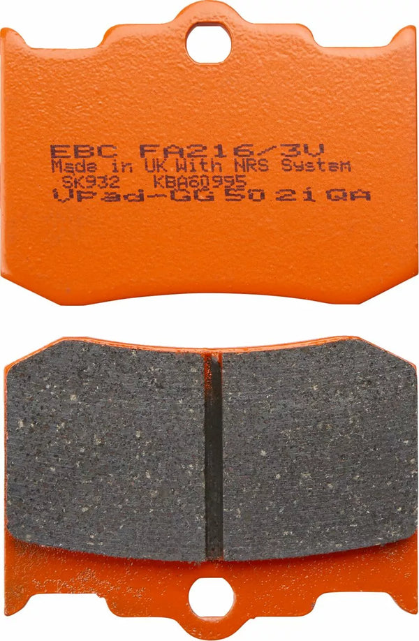 EBC спирачна накладка Vee Semisntrd FA216/3V
