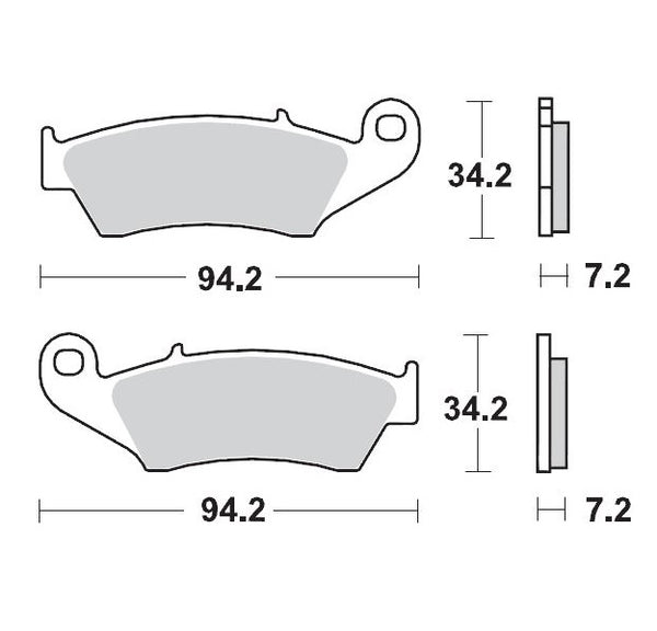 Moto-Master Brake Pad Racing GP 093412