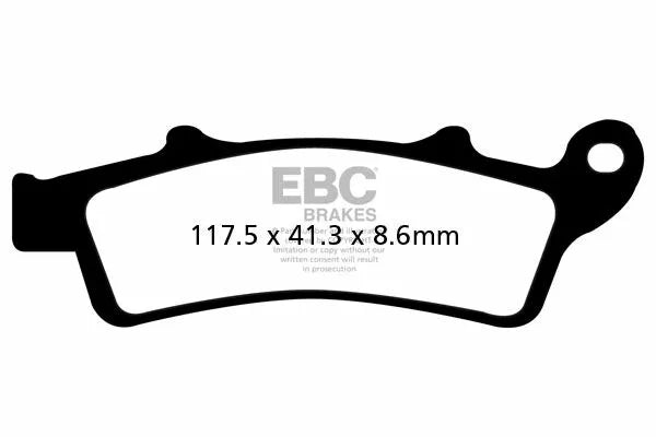 EBC спирачна накладка въглероден скутер SFAC324