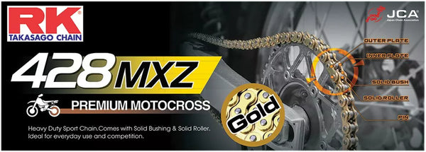 RK верига RK428MXZ GG 92C GB428MXZ-92-CL