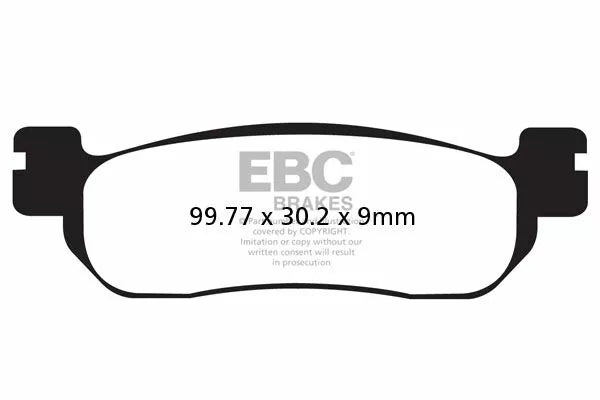 EBC спирачна накладка въглероден скутер SFAC275