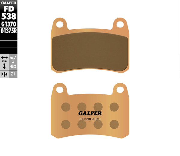 Galfer спирачна накладка Sintered FD538G1370
