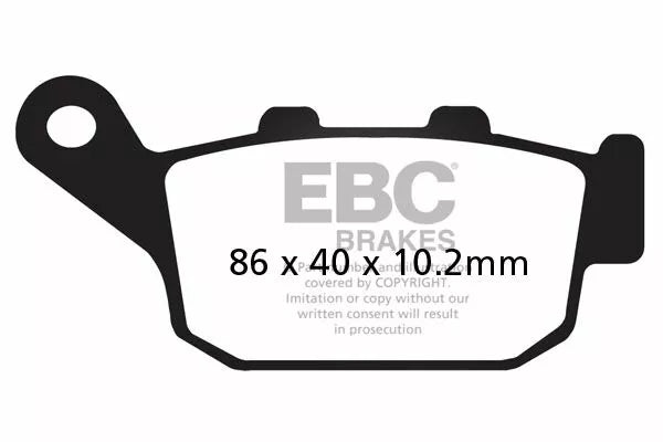 EBC спирачна накладка въглероден скутер SFAC140