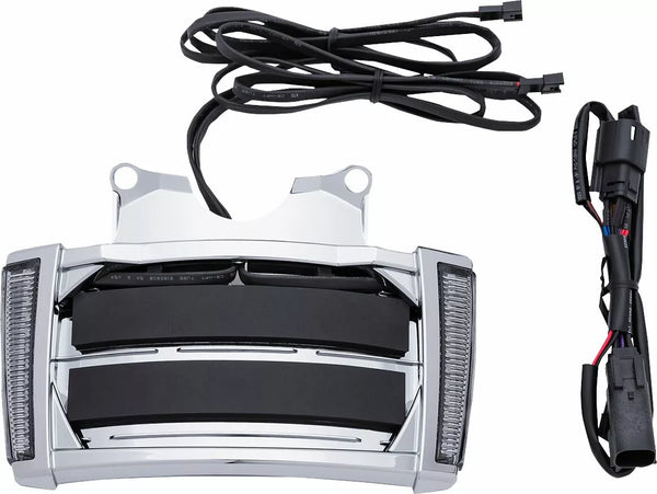 Ciro Frame LP W/LEDS CHR/SMK 40301