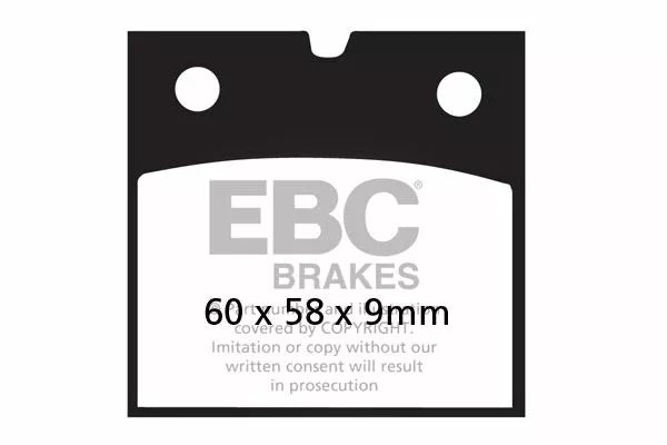 EBC спирачна накладка Vee Semisntrd FA077V