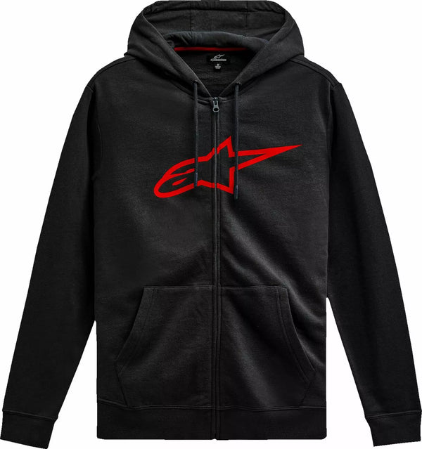 Alpinestars (Casuals) Hoodie Zip Ageless V3 BLK/RD L 1244-51490-1030 L