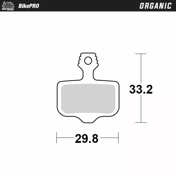 Мото-майстор спирачна накладка Organic 730641