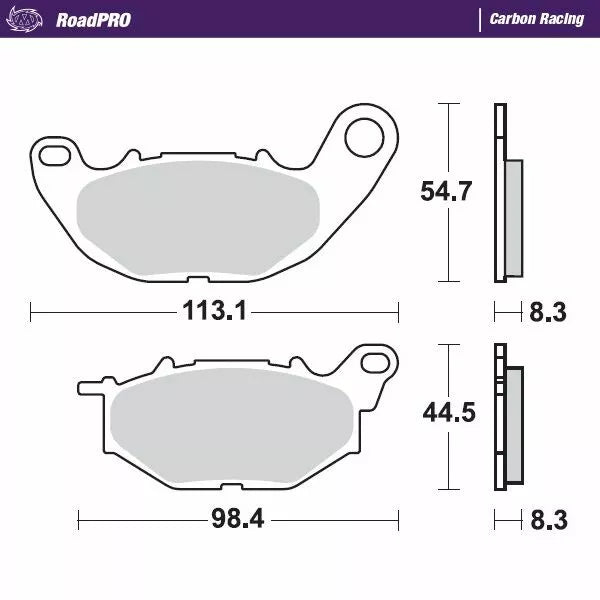 Moto-Master спирачна натоварване въглеродни състезания 412506