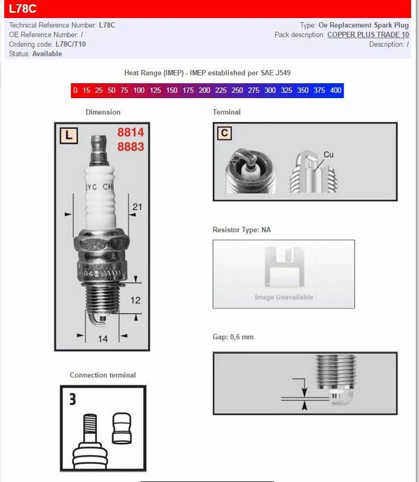 Шампион Шампион S-Plug L78C L78C