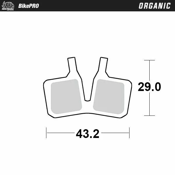 Мото-майстор спирачна подложка Organic 732141