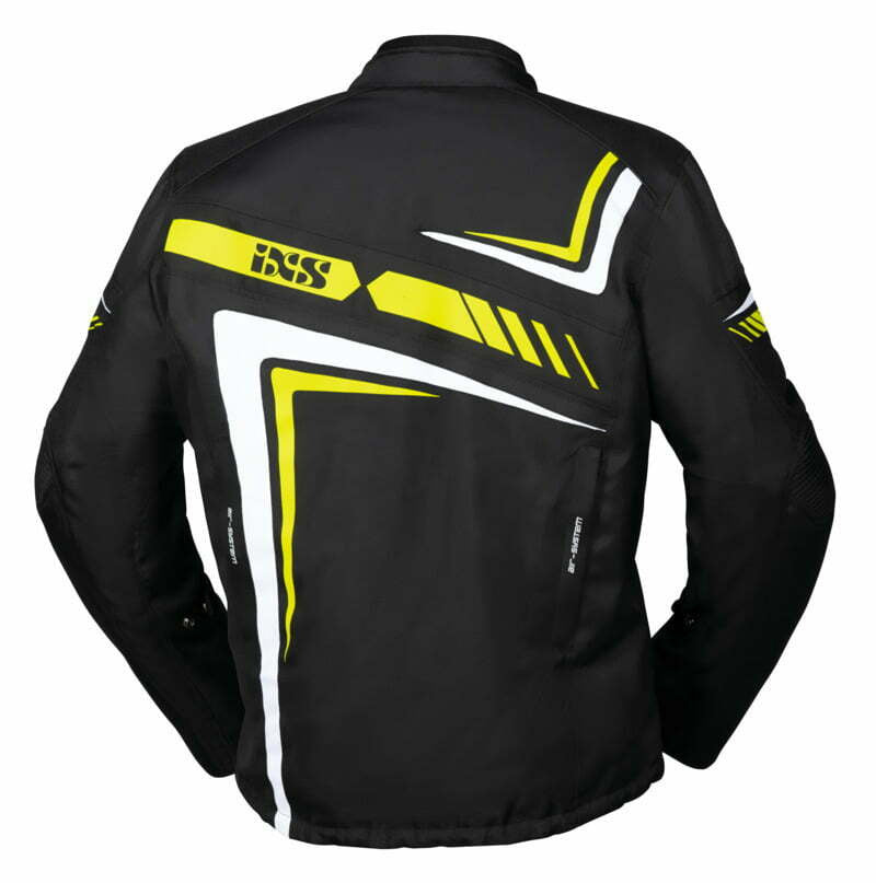 IXS Textile MC jacket RS-400 pcs 2.0 Black /Flu /White