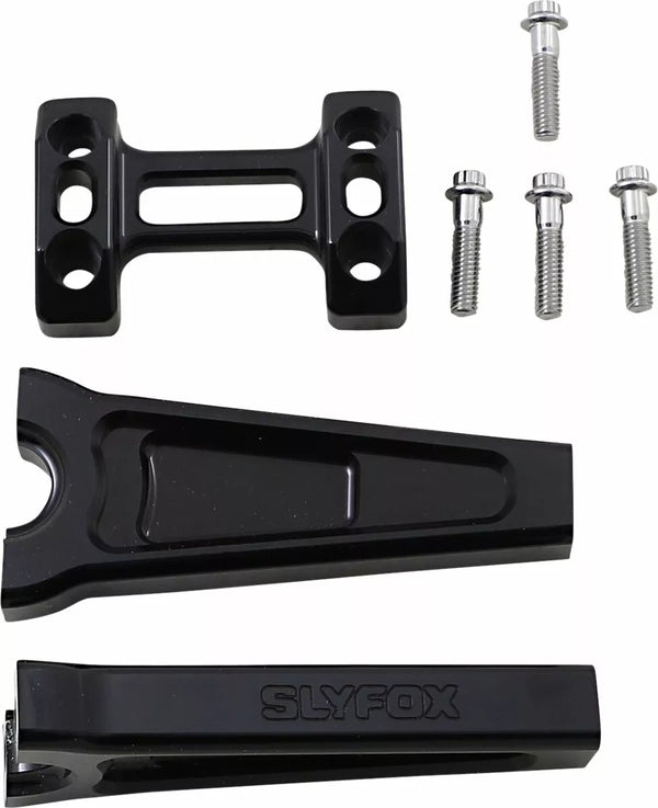 Slyfox Riser Straight 6x1 blk TM-Sly4