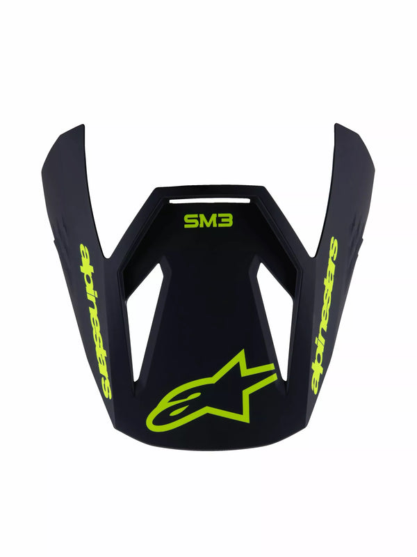 Alpinestars (MX) Visor SM3 Radium Black/Yellow 8980625-1515-