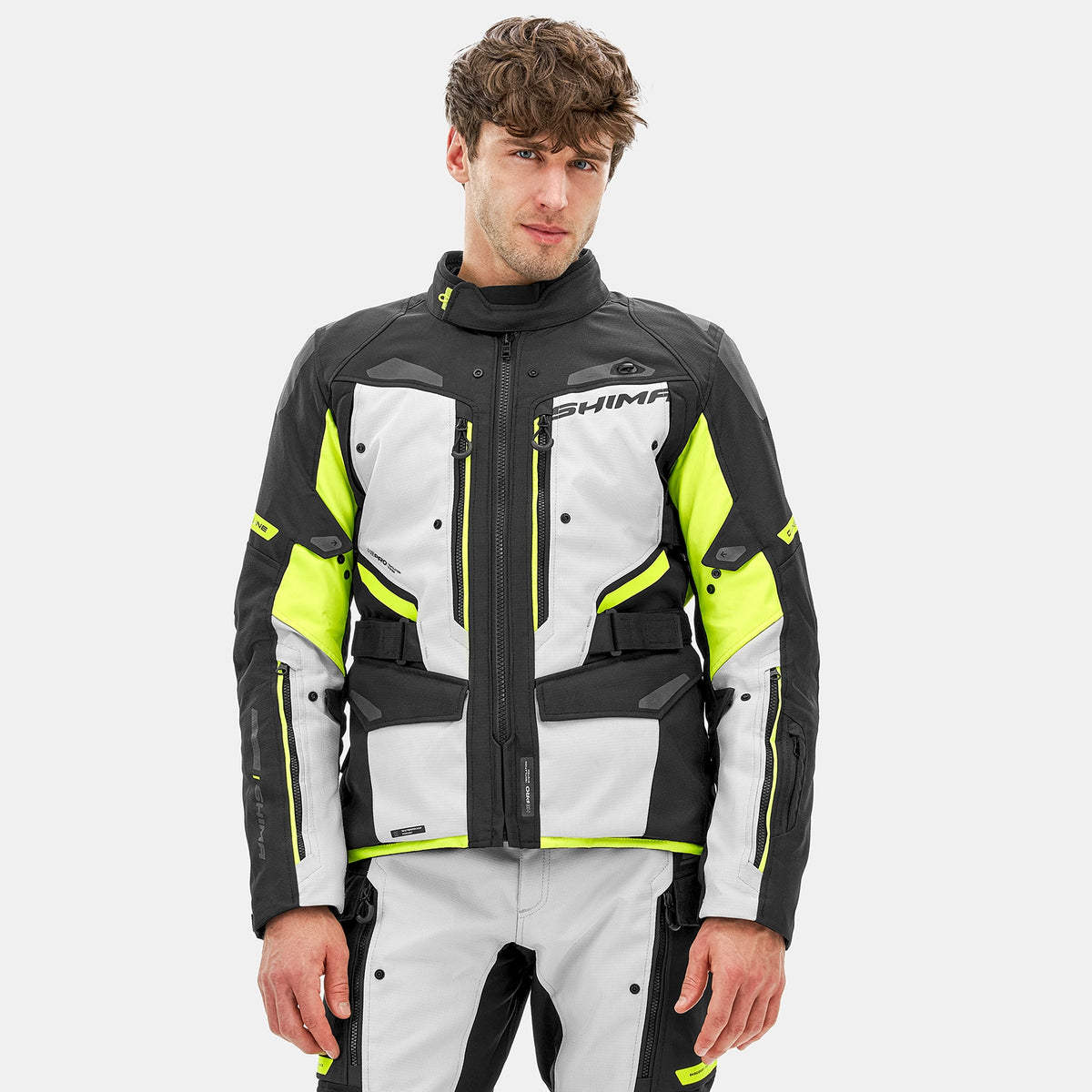 Shima textile mc-jacket dune grey /грип