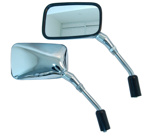 Emgo Mirror Chrome Left Ec Stem 20-37382