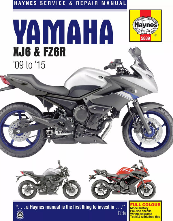 Haynes Yamaha XJ6 & FZ6R (09-15) 5889