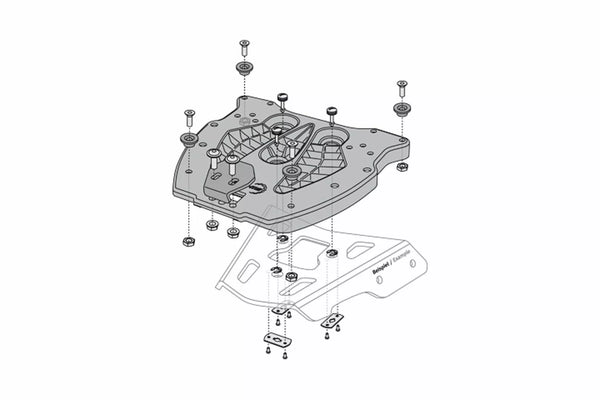 SW-MOTECH LUGGAGE ALU-RACK ADPT GPT.152.400