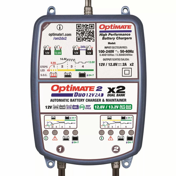 Tecmate Opticate 2 Duo 2-Bank TM570
