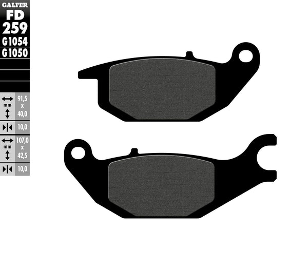 Galfer Brake Pad Semi Metal FD259G1054