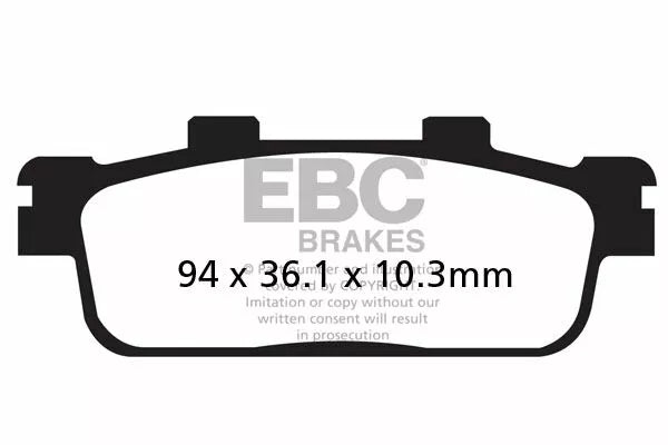 EBC спирачна накладка въглероден скутер SFAC427