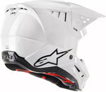 Alpinestars cross mc шлем supetech m5 твърдо бяло