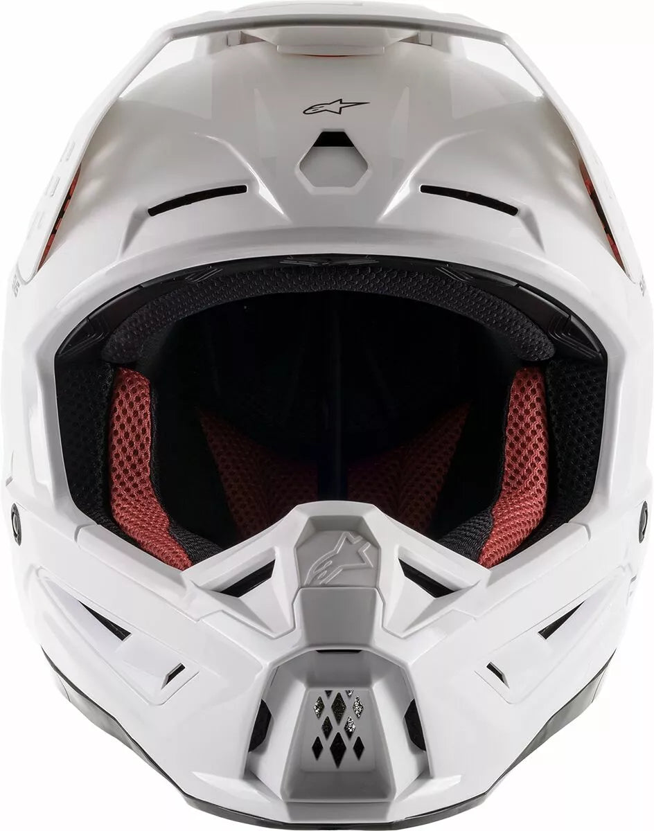 Alpinestars cross mc шлем supetech m5 твърдо бяло