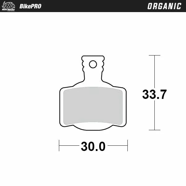 Мото-майстор спирачна подложка Organic 730941