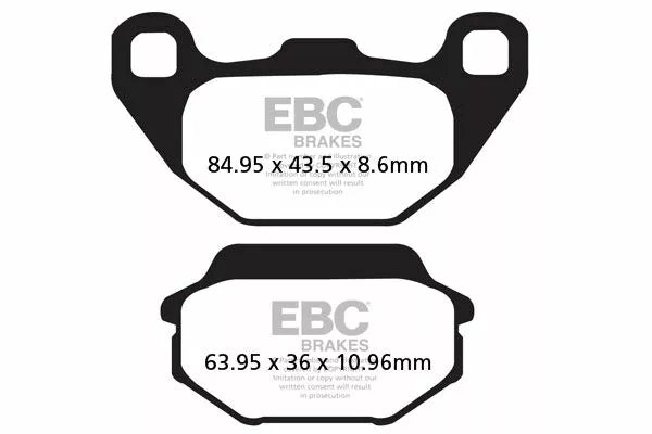 EBC спирачна накладка въглероден скутер SFAC305