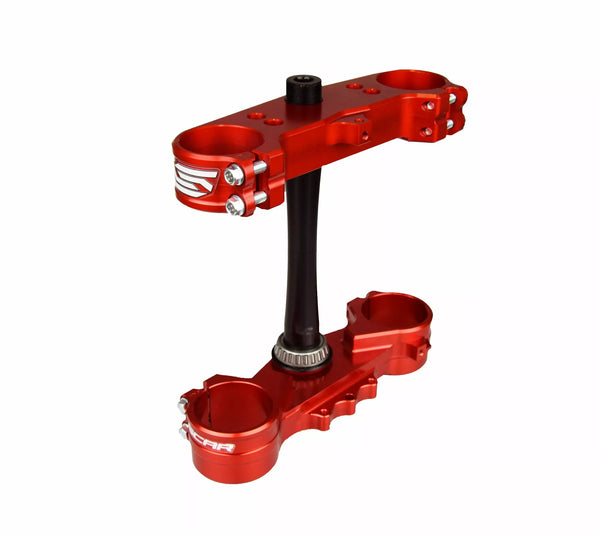 Белег тройна скоба CRF250 10-13 Red S2416