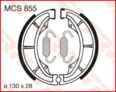 TRW спирачни обувки TRW MCS855 MCS855
