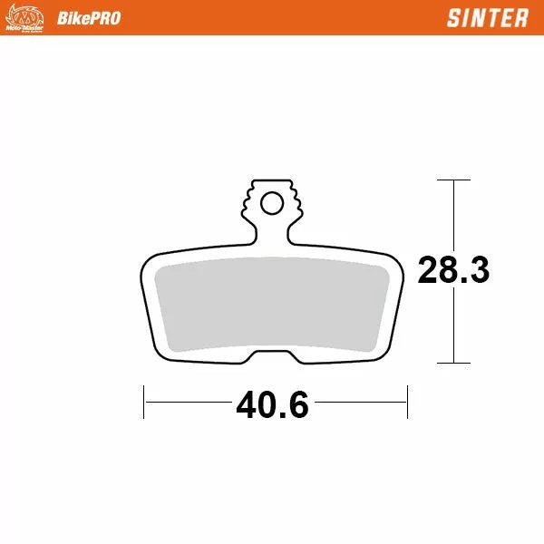Мото-майстор спирачна подложка Sinter 731354